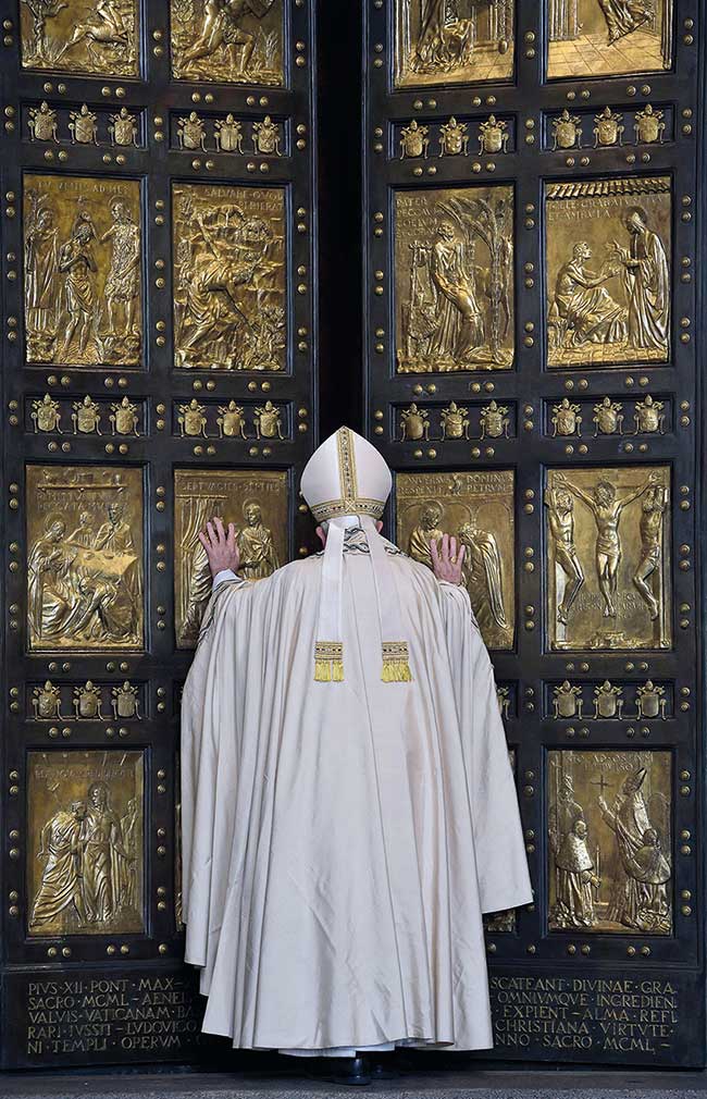 PapePortesSaintes Pape François<br />