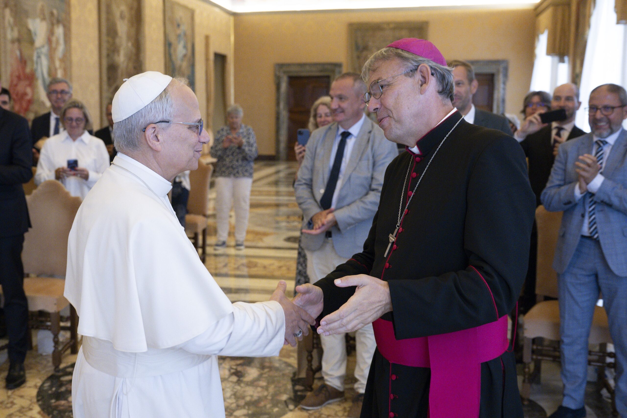Des élus du Val-de-Marne reçus par le pape Léon XIV