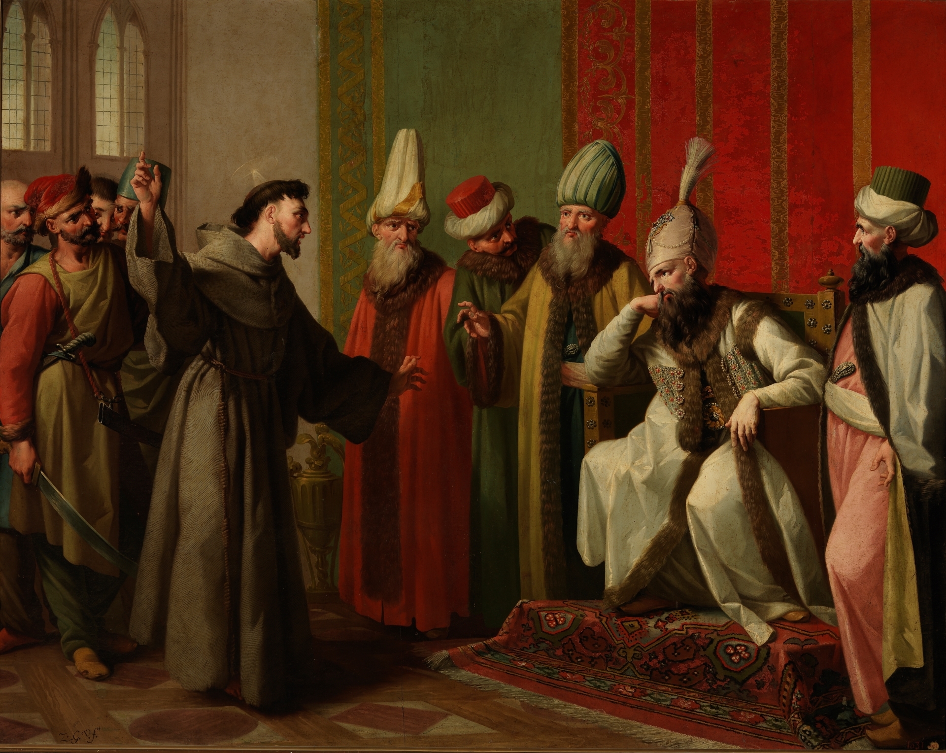 Saint François et le sultan, Velazquez